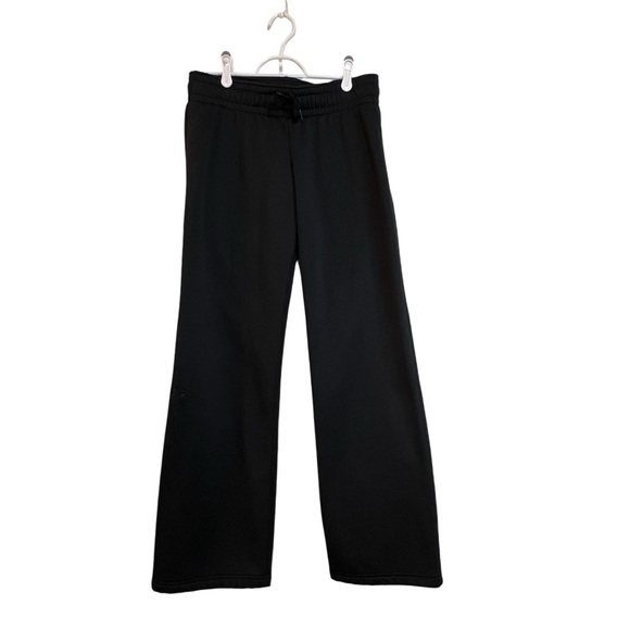 Under Armour Women’s Fleece Pants S | Under Armour Black Sweat Pants | Cold Gear - Picture 1 of 13